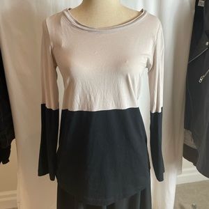 COS long sleeve duel coloured shirt